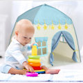 Miniatyrbilde 2 av 7: Barnetelt Innendørs Utendørs Spill Hage Tipi Prinsesse Slott Sammenleggbar Cubby Leker Telt Enfant Rom Hus Teepe E Lekestue rosa