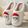 Miniatyrbilde 3 av 8: Plush Elg Julesko, Komfortable Sovesko Red Santa C 40/41 EU