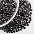 Miniatyrbillede 2 af 4: 6000 stk. Hematit Hotfix Rhinestones, SS10, 2,7-2,9 mm til Håndværk & Tøj Hematite SS10