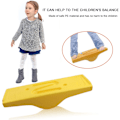 Miniatyrbillede 3 af 7: Balance Board Sensorisk Integrationsträning Leksak för Barn GUL