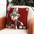 Miniatyrbillede 7 af 8: K pudebetræk | julepudebetræk | julepudebetræk | julepuder | pudebetræk | søde julepude pudebetræk julepudebetræk til soveværelse stue sofa sofa bil Snögubbe