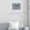 Miniatyrbillede 8 af 8: Hemmevarmesystem Termostat LED Touchscreen Termostat Gulvvarme Temperaturregulator Smart Elektrisk Gulvvarme Termostat AC85V2011250 V 16A (hvid) white