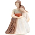 Miniatyrbillede 1 af 7: Hartsstaty | Angel Sisters-staty | Håndlavet boligindretning | Håndmalet skulptur til stue, kontor eller bar-display c