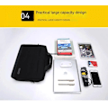 Miniatyrbillede 6 af 7: Notebook Portfölje til Teclast F15S F15 F6 F6S F7 Plus 3 2 14 Tbolt 20 Pro 15,6 16,1 15,4 tommer bærbar computer taske Case Håndtaske Blå 15,6 tommer