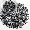 Miniatyrbild 3 av 3: 2880 st Jet Hematit Platta Baktill Rhinestones för DIY-hantverk, SS30, 6.3-6.5mm Jet Hematite SS30/2880pcs