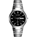 Miniatyrbillede 1 af 7: Minimalistiske Par Ure Kvinder Mænd Håndleds Ur Forretning Rustfrit Stål Ur Analog Kvarts Ur 50m Vandafvisende Lysende Ur Sølv Sort A Silver black A