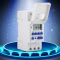 Miniatyrbild 4 av 5: SQBB Trolig digital timer, dagsomkopplare, Astro digital, 220V AHC15 A typ, elektrisk timer