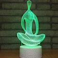 Miniatyrbillede 7 af 10: 3D optisk illusionsnattlampa legetøj, fjernbetjening, dæmpbar