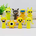 Miniatyrbillede 2 af 4: 8-pak Sprunki Actionfigurer Blødt Legetøj Perfekt til Komfort og Fantasi Julegave, Fest C