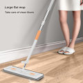 Miniatyrbild 3 av 6: Roterbar Flat Mop-set med Urvridningsfunktion och Återanvändbara Mikrofiberdynor White + 6 rags
