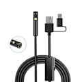 Pikkukuva 1 / 5: HD 1080p endoskooppikamera kahdella linssillä, 9 m pehmeä johto, USB Type-C, PC, IP68 vedenkestävä, putkien tarkastus B