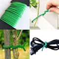Miniatyrbillede 4 af 8: Have Twist Ties Soft Havearbejde Twist Wire Plant Support til klatreplanter Buske 2stk 3,5 mm*8m Twist Ties