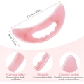 Pikkukuva 2 / 8: Suuri Gua Sha -hierontalaite, lymfaterapiahierontalaite ja selluliittihierontalaite jaloille, kasvoille, selälle ja lihaskivun lievitykseen Rosa-B