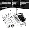 Miniatyrbillede 2 af 5: Cocktail Shaker Set, Boston Rustfrit Stål Bartender Kit Med Akryl Stativ & Cocktail Recept Boo