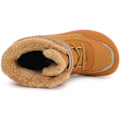 Miniatyrbillede 5 af 7: Børnesko til Barefod Vinter Vinterstøvler Varme Foret Barefodssko Anti-Slip Vinterstøvler Letvægts Komfortable Vandrestøvler Til Piger Drenge Kw03 Khaki 25 EU