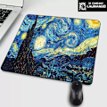 Miniatyrbillede 2 af 6: Lille musemåtte Tegneserie Van Gogh Illustration Pc Gamer-skab Tastatur Skrivebordsunderlag Computerspil Tilbehør Musemåtte Animemåtter ZY003231 20x25cm