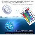 Miniatyrbillede 3 af 5: Pool Badekar Lys Syv Farver 13 Lys New8cm-21keys 1 light + 1 remote control