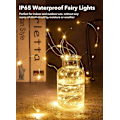 Miniatyrbillede 4 af 4: 18 Pak Batteridrevne Fe-Lys, 7ft Mini LED til DIY Bryllupsdekoration Warm White 18 Pack