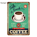 Pikkukuva 5 / 7: Metallplakett Kök Bar Väggdekor Retro Posters Järnmålning YD7289AI 20x30cm