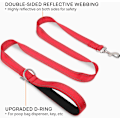 Miniatyrbilde 1 av 4: Reflekterende Hundeleie, Polstret Håndtak Nylon, 4FT Rød for Mellomstore & Store Hunder Red 4 ft Standard