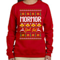 Miniatyrbilde 1 av 2: Mormor Julegenser - Julegenser stil rød sweatshirt L l