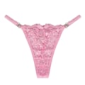 Miniatyrbild 1 av 10: Stringtrosa i spets ROSA - högkvalitativ Rosa Pink M