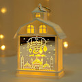 Miniatyrbilde 1 av 7: LED Ramadan-lykt, Smijern Nattlampe, Bærbar Eid Mubarak Dekorasjon (B) b