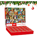Miniatyrbilde 8 av 8: Puslespill Julekalender 2024, 1008 Brikker Juletellingspuslespill for Barn