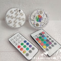 Miniatyrbillede 1 af 5: Pool Badekar Lys Syv Farver 13 Lys 7CM-13 lights-24 keys 1 light + 1 remote control