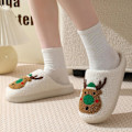 Miniatyrbild 5 av 8: Plush Julklappstofflor, älgdesign för kvinnor och män Green pure A 40/41 EU