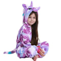 Miniatyrbild 1 av 2: Flickor Barn Unicorn 1onesie Kostym Pyjamas Fleece Jumpsuit Mjuk nattkläder Pyjamas Pjs 4-7 år A A