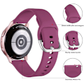 Pikkukuva 4 / 5: Remi Samsung Galaxy Watch Active / Active2 40 mm / 44 mm:lle, 20 mm pehmeät silikoniremmit Yhteensopiva Samsung Galaxy Watch 42:n kanssa