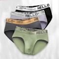 Miniatyrbillede 3 af 7: Herreunderbukser Sexede shorts Herretrusser Åndbare Elastiske underbukser til mænd Calzoncillos Para Hombres Stor størrelse 4pcsD 4XL 75-85KG