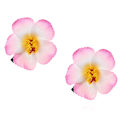 Miniatyrbilde 2 av 2: 2 stk. Hawaii Plumeria Hårklipp for Strandfest (Rosa) Pink