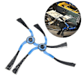 Miniatyrbillede 1 af 5: 2 stk. sidebørster til Samsung Navibot Robot Sr8845 Sr8855 Sr8895 Sr8980 Vc-rm72vr Støvsuger dele Sidebørster til støvsuger (xq) [DB]