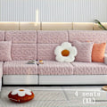 Miniatyrbillede 1 af 7: 1 st Nordic Stretch Soffa Slipcover, Halkfritt sofföverdrag, Anti Pet Scratch Möbelskydd För Sovrum Kontor Vardagsrum Heminredning