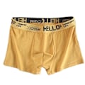 Pikkukuva 1 / 7: 5 kpl Miesten alushousut Miehet Boxerit Seksikkäät alushousut Mukavat Hengittävät Muoti Pojat Alushousut Alusvaatteet Bokserikalsongit Miehet Vaaleanharmaa Yellow 4XL-90-100kg