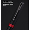 Miniatyrbillede 3 af 7: Jinhao 75 Metal Fountain Pen Sort / Sort Rød Luksus Penne 0,5 Mm Spids Skrive Blæk Penne Brevpapir Virksomhed Kontor Skoleartikler Sort F 0,5mm
