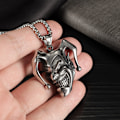Miniatyrbillede 3 af 6: Skull Halskæde til Mænd Gothic Joker (1st)