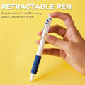 Miniatyrbillede 3 af 8: Indtrækkelig fyldepen, genopfyldelig blækpen, 0,38 mm fin nib - titel Peninkless skrivepen 4 stk. kontorartikler