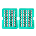 Miniatyrbillede 2 af 5: Pakke med 50/100 Ag13 knapbatteri LR44 knapbatteri MP3-afspiller legetøjsklokke lommeregner zink-manganbatteri 1,55 V [DB] 100 stk 100 pieces