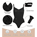 Miniatyrbillede 2 af 4: Body til kvinder Magkontrol Shapewear Seamless Sculpting Thong Body Shaper Butt Lifter Khaki M Khaki M