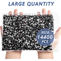 Miniatyrbilde 4 av 4: 14400 stk Burgunder Flatback Rhinestones for DIY Håndverk, Amethyst, SS20, 4,6-4,8 mm Amethyst SS20/14400pcs