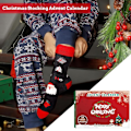 Miniatyrbillede 3 af 7: Sok Adventkalender 2024, Foldbar Kalender 2024 Mænd Adventkalender Julekalender Julegaver Gaver, Jule Nedtællingskalender Sokker