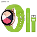 Pikkukuva 1 / 7: 20 mm 22 mm silikoninen ranneke Samsung Galaxy Watch Active 2 Watch 3 4 5 6 45 mm 42 mm 47 mm Gear S3:lle Amazfit bip Color 16 22mm