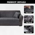 Miniatyrbillede 7 af 7: Elastiske sofaovertræk til stue Geometrisk lænestol Loveseat Cover Hjørne L-formet sofa Skal bestille 2 dele cover Farve 34 Stor(190-230cm)1pc