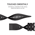 Pikkukuva 4 / 6: Tech-Protect Garmin Fenix 26 mm Ranneke Smooth Musta 40