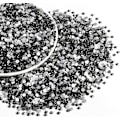 Miniatyrbilde 2 av 4: 14400 stk Grå Flatback Rhinestones for DIY Håndverk, Svart Diamant, SS20, 4,6-4,8 mm Black Diamond SS20/14400pcs