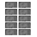 Pikkukuva 1 / 8: 10 kpl PC-tuulettimen pölysuodatin PVC-tietokoneen kotelo Pölytiivis Suodatinpeite Magneettinen Musta 120x240mm