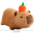 Miniatyrbillede 3 af 5: Capybara Plys | Capybara Bamse | Capybara Gaver | Realistiske Plysdyr | Brun Plysdukke Legetøjsfigur | Blød Capybara Pude Hjem